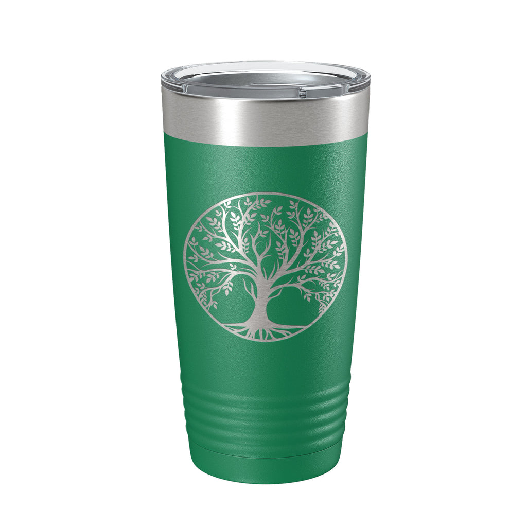 Tree Of Life Tumbler Travel Mug Insulated Laser Engraved Coffee Cup 20 oz