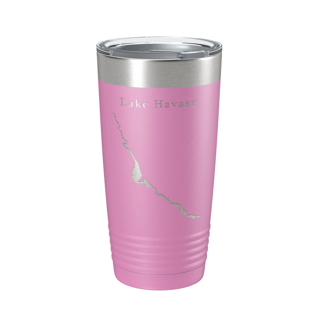 Lake Havasu Map Tumbler Travel Mug Insulated Laser Engraved Coffee Cup Arizona California 20 oz