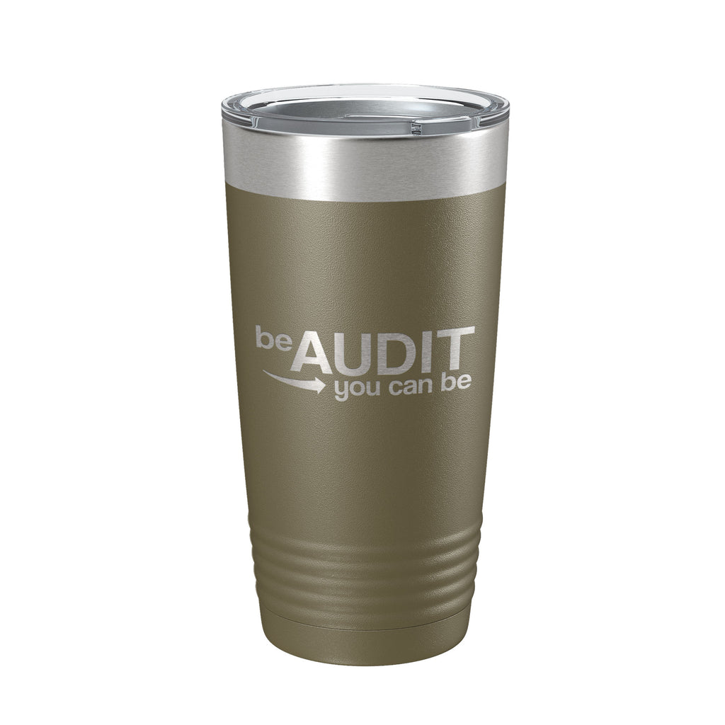 Be Audit You Can Be Tumbler Travel Mug Insulated Laser Engraved Coffee Cup Funny Gift for Accountants Bookkeepers Tax Professionals 20 oz