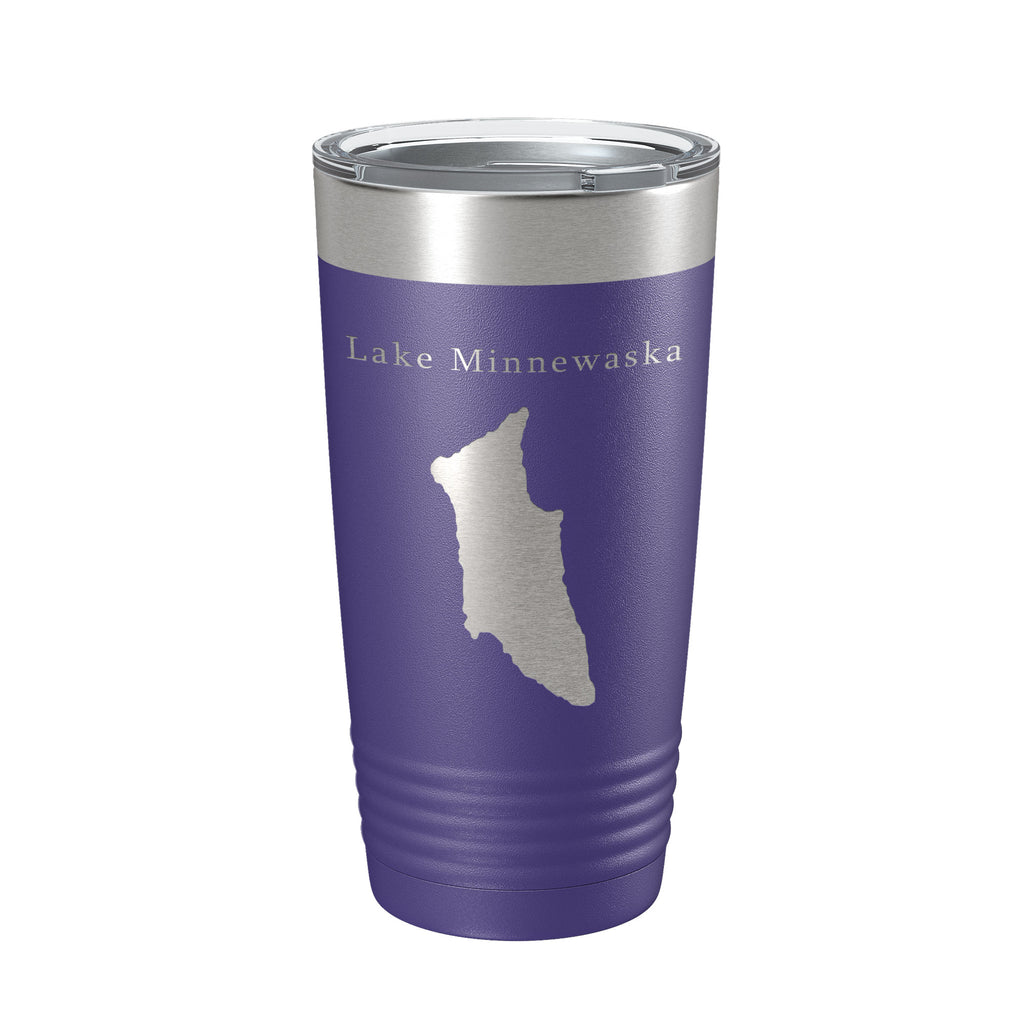 Lake Minnewaska Map Tumbler Travel Mug Insulated Laser Engraved Coffee Cup New York 20 oz