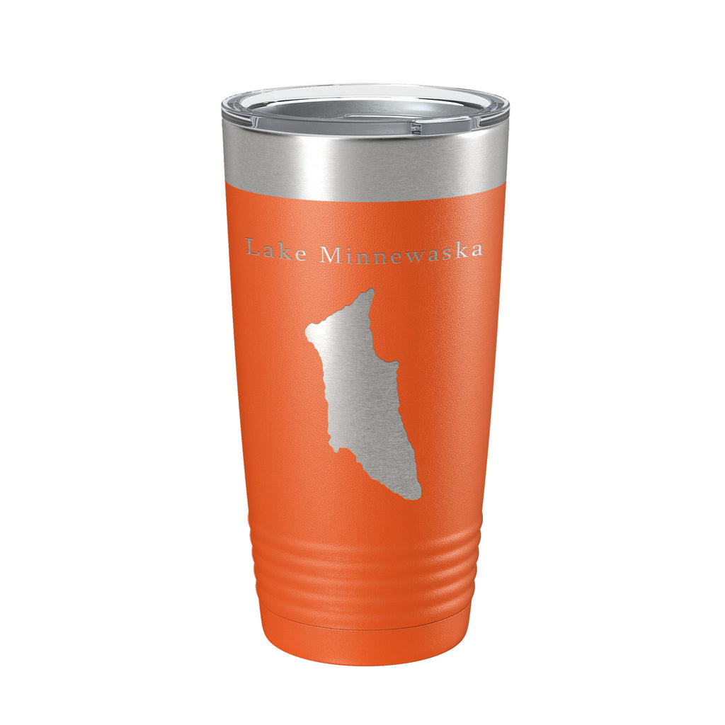Lake Minnewaska Map Tumbler Travel Mug Insulated Laser Engraved Coffee Cup New York 20 oz