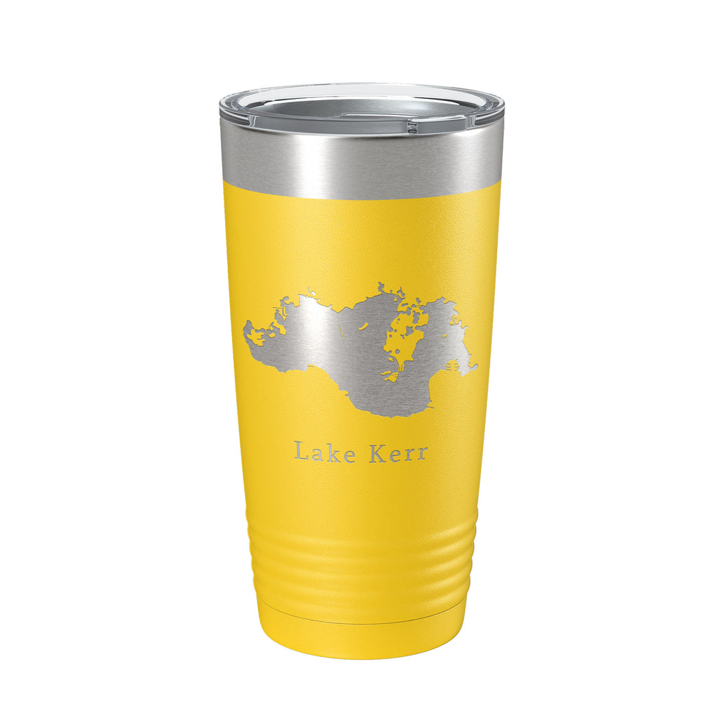 Lake Kerr Map Tumbler Travel Mug Insulated Laser Engraved Coffee Cup Florida 20 oz