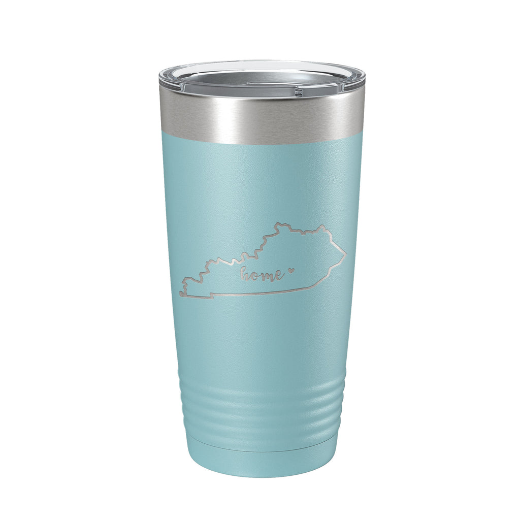 Kentucky Tumbler Home State Travel Mug Insulated Laser Engraved Map Coffee Cup 20 oz