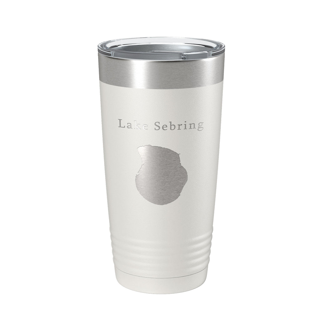 Lake Sebring Map Tumbler Travel Mug Insulated Laser Engraved Coffee Cup Florida 20 oz
