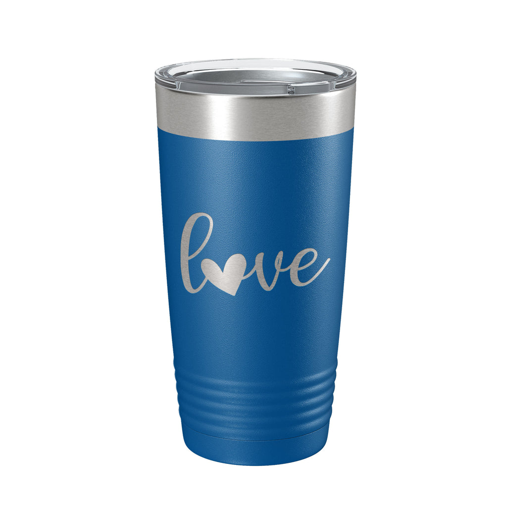 Love Tumbler Travel Mug Insulated Laser Engraved Coffee Cup 20 oz