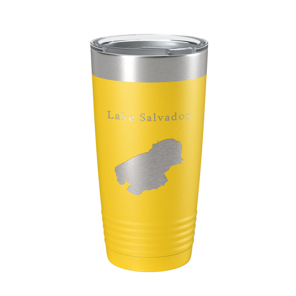 Lake Salvador Map Tumbler Travel Mug Insulated Laser Engraved Coffee Cup New Orleans Louisiana 20 oz