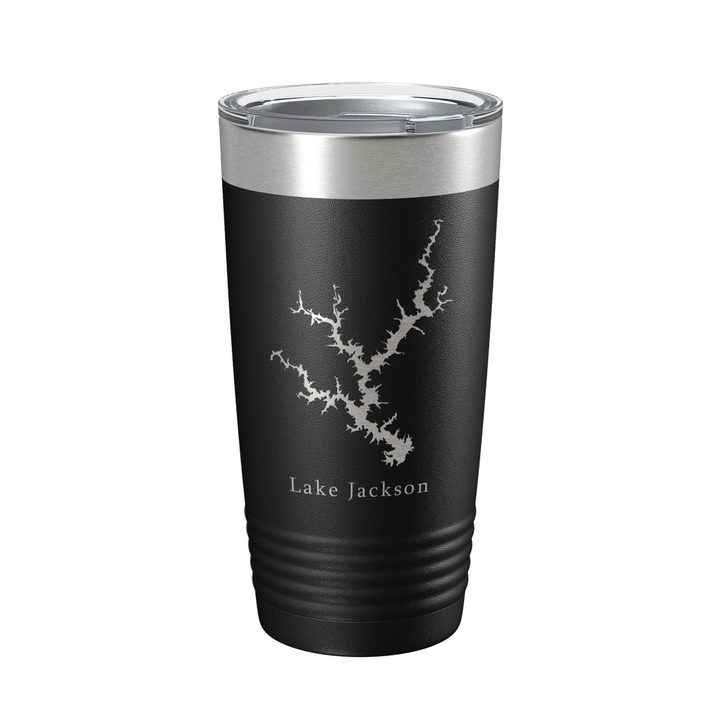 Lake Jackson Map Tumbler Travel Mug Insulated Laser Engraved Coffee Cup Georgia 20 oz