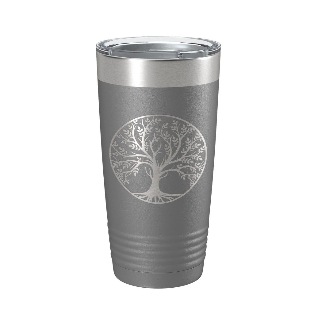 Tree Of Life Tumbler Travel Mug Insulated Laser Engraved Coffee Cup 20 oz