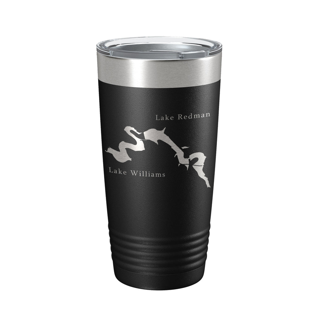 Lakes Redman & Williams Map Tumbler Travel Mug Insulated Laser Engraved Coffee Cup Pennsylvania 20 oz