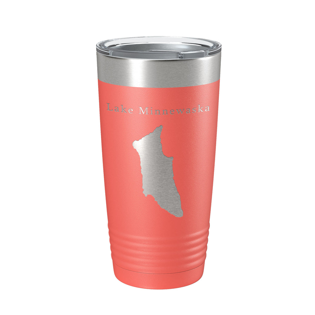 Lake Minnewaska Map Tumbler Travel Mug Insulated Laser Engraved Coffee Cup New York 20 oz