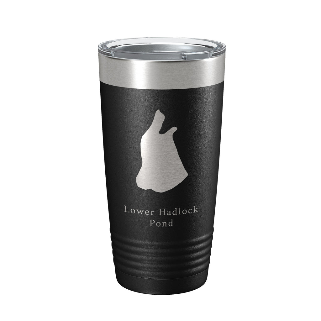 Lower Hadlock Pond Tumbler Lake Map Travel Mug Insulated Laser Engraved Coffee Cup Acadia Maine 20 oz