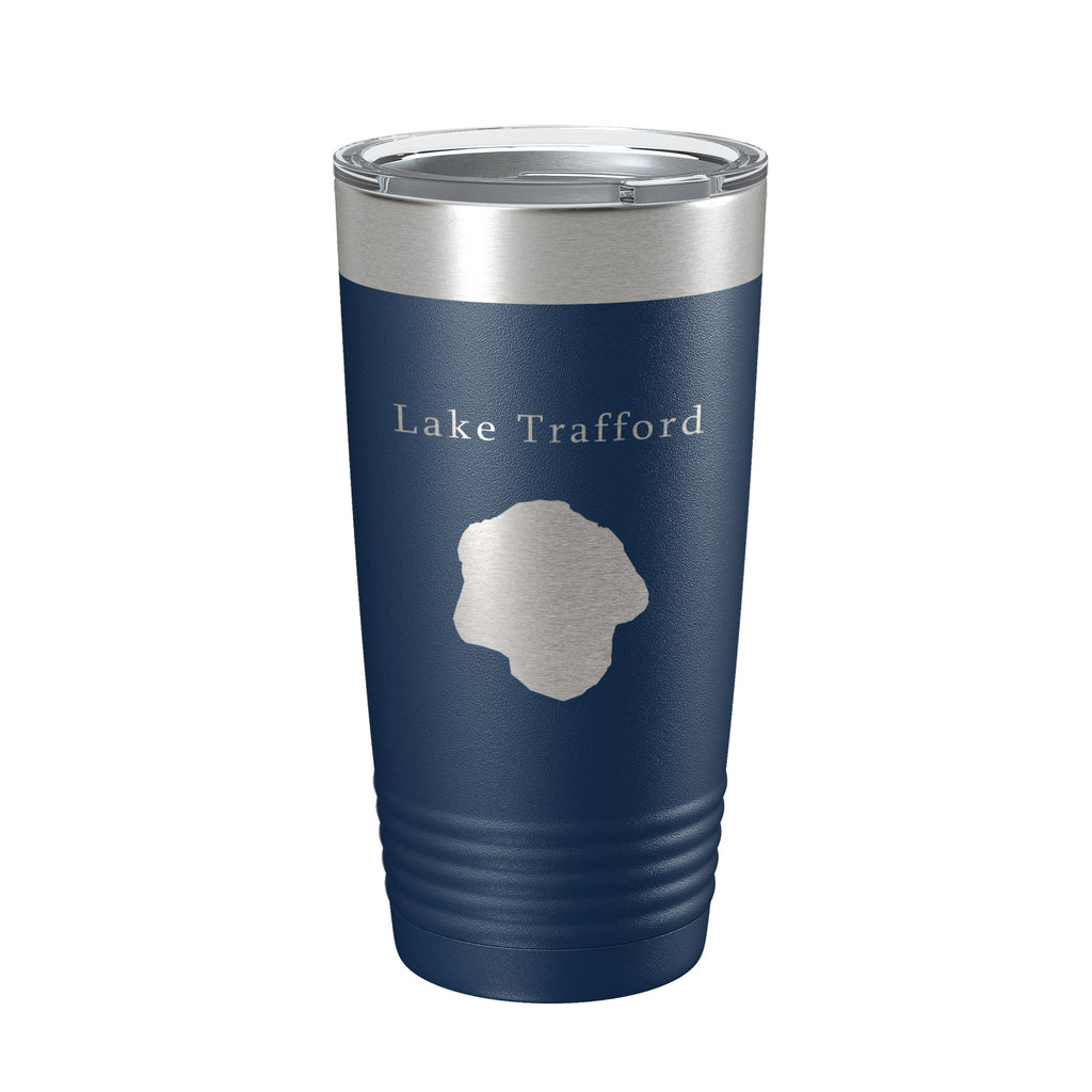 Lake Trafford Map Tumbler Travel Mug Insulated Laser Engraved Coffee Cup Florida 20 oz