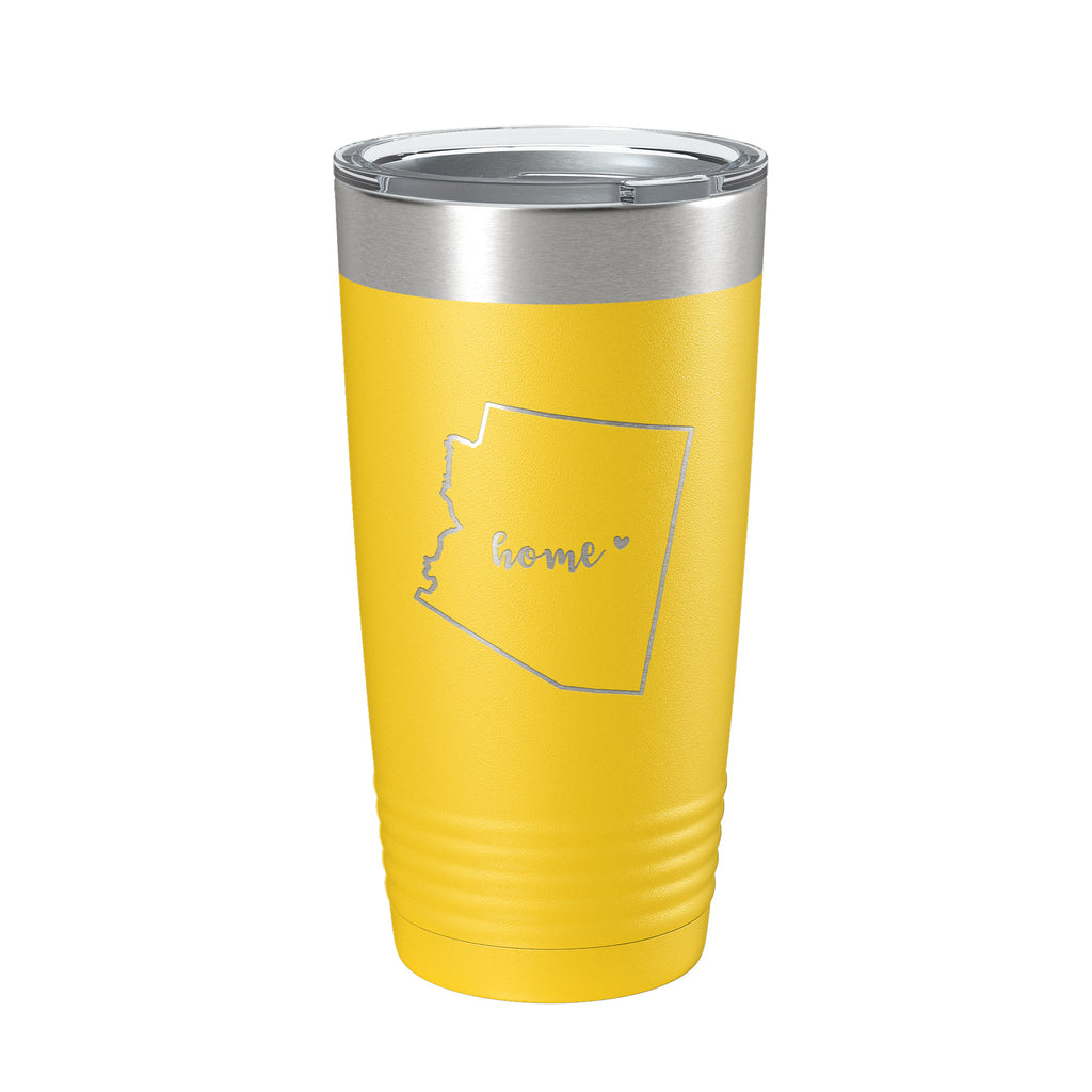 Arizona Tumbler Home State Travel Mug Insulated Laser Engraved Map Coffee Cup 20 oz