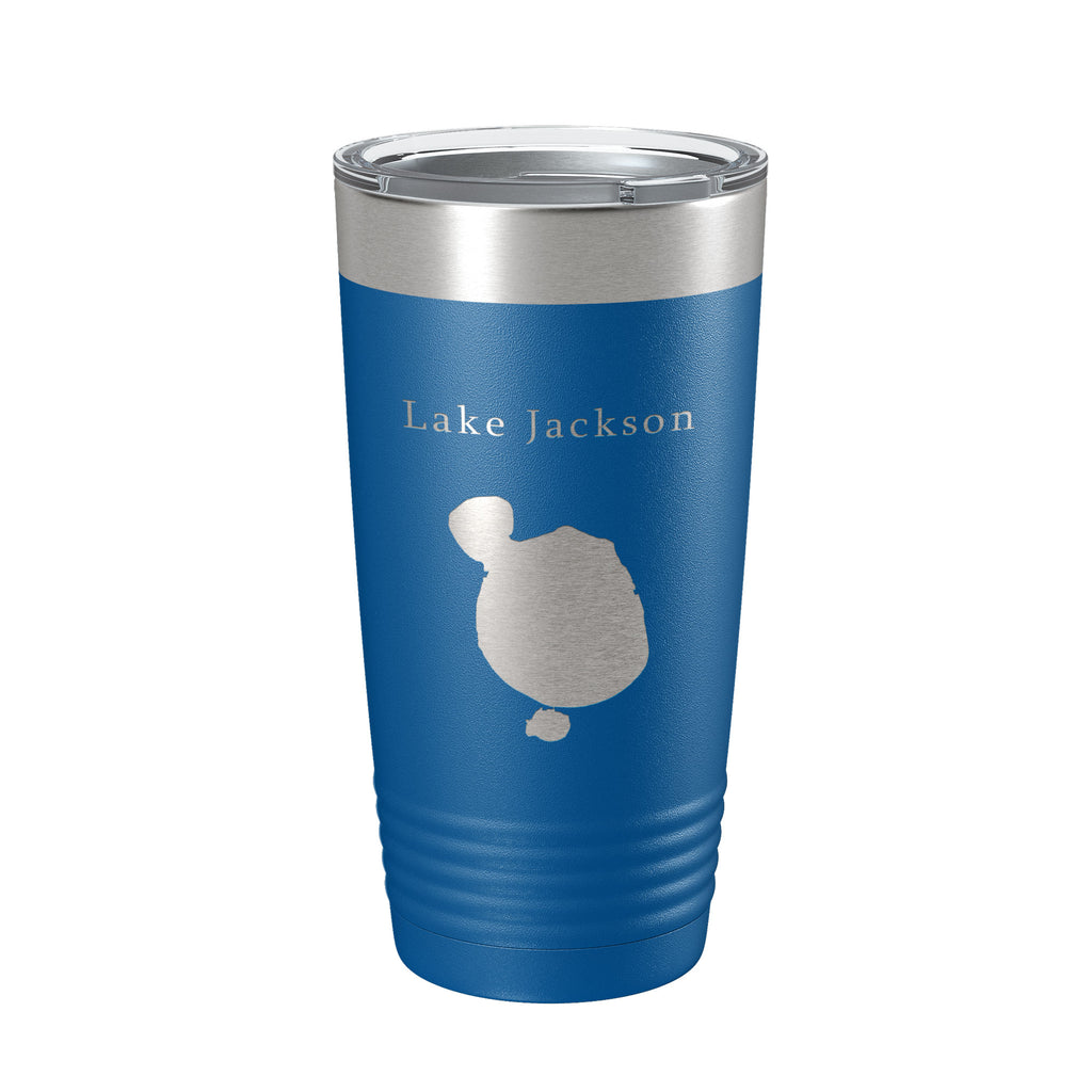 Lake Jackson Map Tumbler Travel Mug Insulated Laser Engraved Coffee Cup Sebring, FL 20 oz
