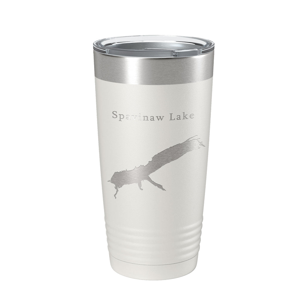 Spavinaw Lake Map Tumbler Travel Mug Insulated Laser Engraved Coffee Cup Oklahoma 20 oz