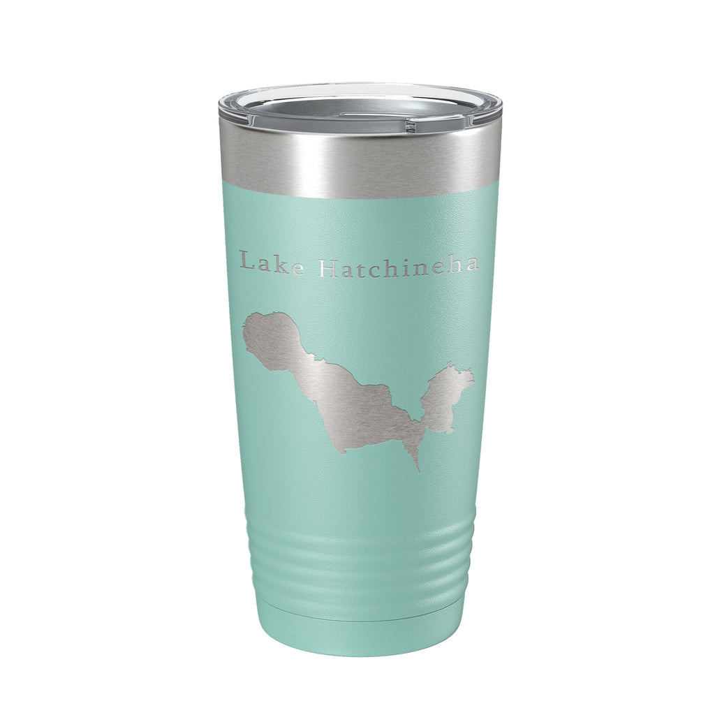 Lake Hatchineha Map Tumbler Travel Mug Insulated Laser Engraved Coffee Cup Florida 20 oz