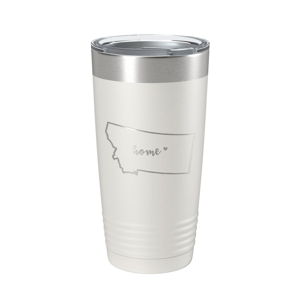 Montana Tumbler Home State Travel Mug Insulated Laser Engraved Map Coffee Cup 20 oz