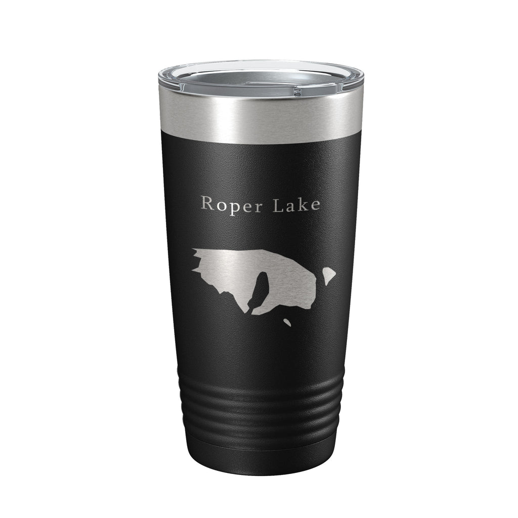 Roper Lake Map Tumbler Travel Mug Insulated Laser Engraved Coffee Cup Arizona 20 oz