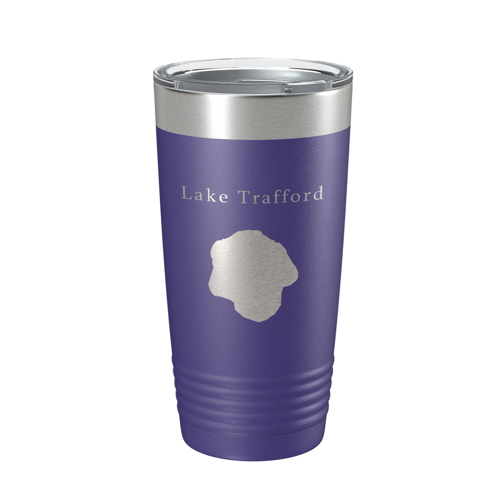 Lake Trafford Map Tumbler Travel Mug Insulated Laser Engraved Coffee Cup Florida 20 oz