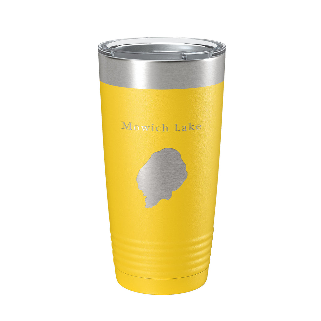 Mowich Lake Map Tumbler Travel Mug Insulated Laser Engraved Coffee Cup Washington 20 oz