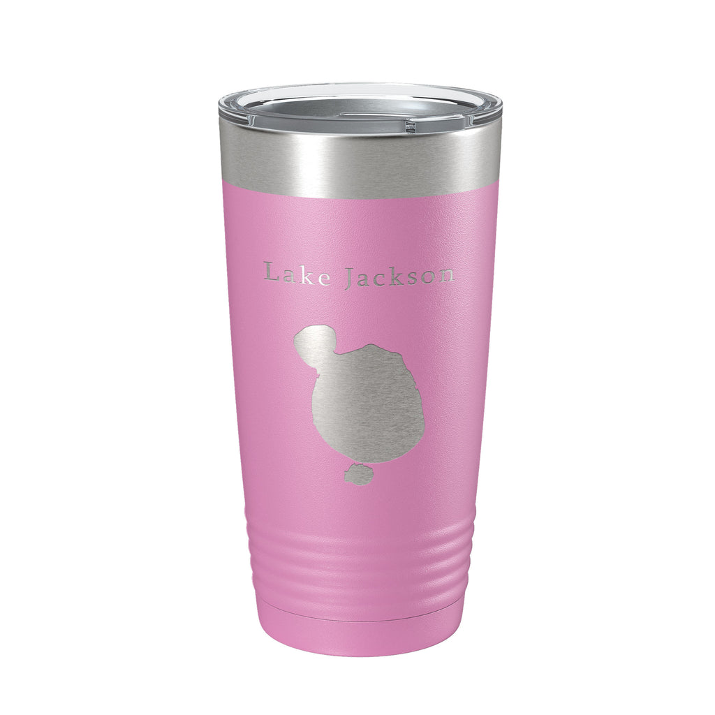 Lake Jackson Map Tumbler Travel Mug Insulated Laser Engraved Coffee Cup Sebring, FL 20 oz