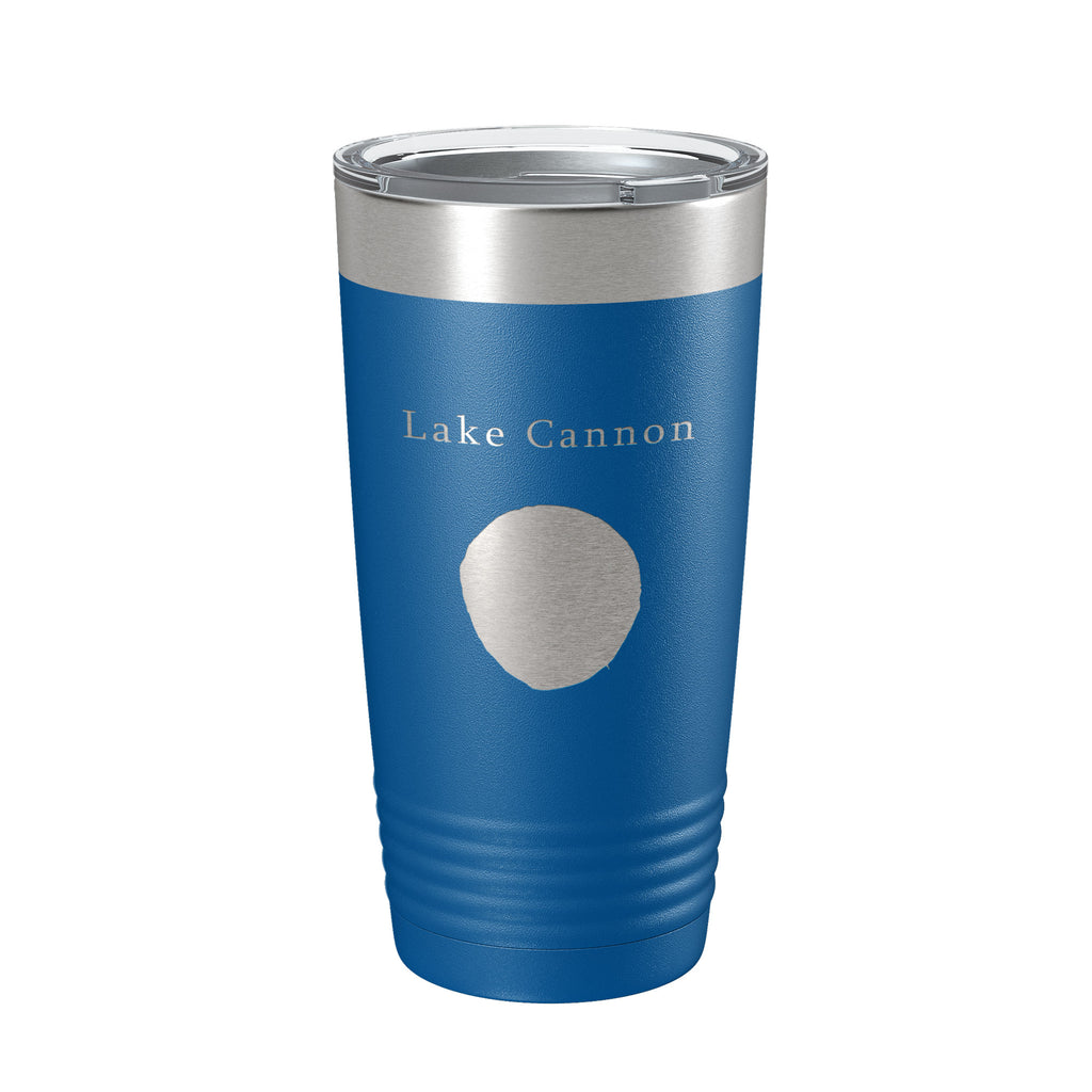 Lake Cannon Map Tumbler Travel Mug Insulated Laser Engraved Coffee Cup Florida 20 oz