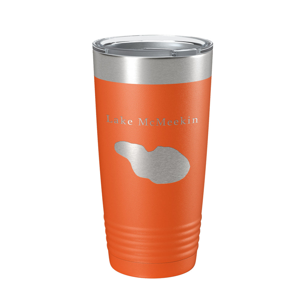 Lake McMeekin Map Tumbler Travel Mug Insulated Laser Engraved Coffee Cup Florida 20 oz