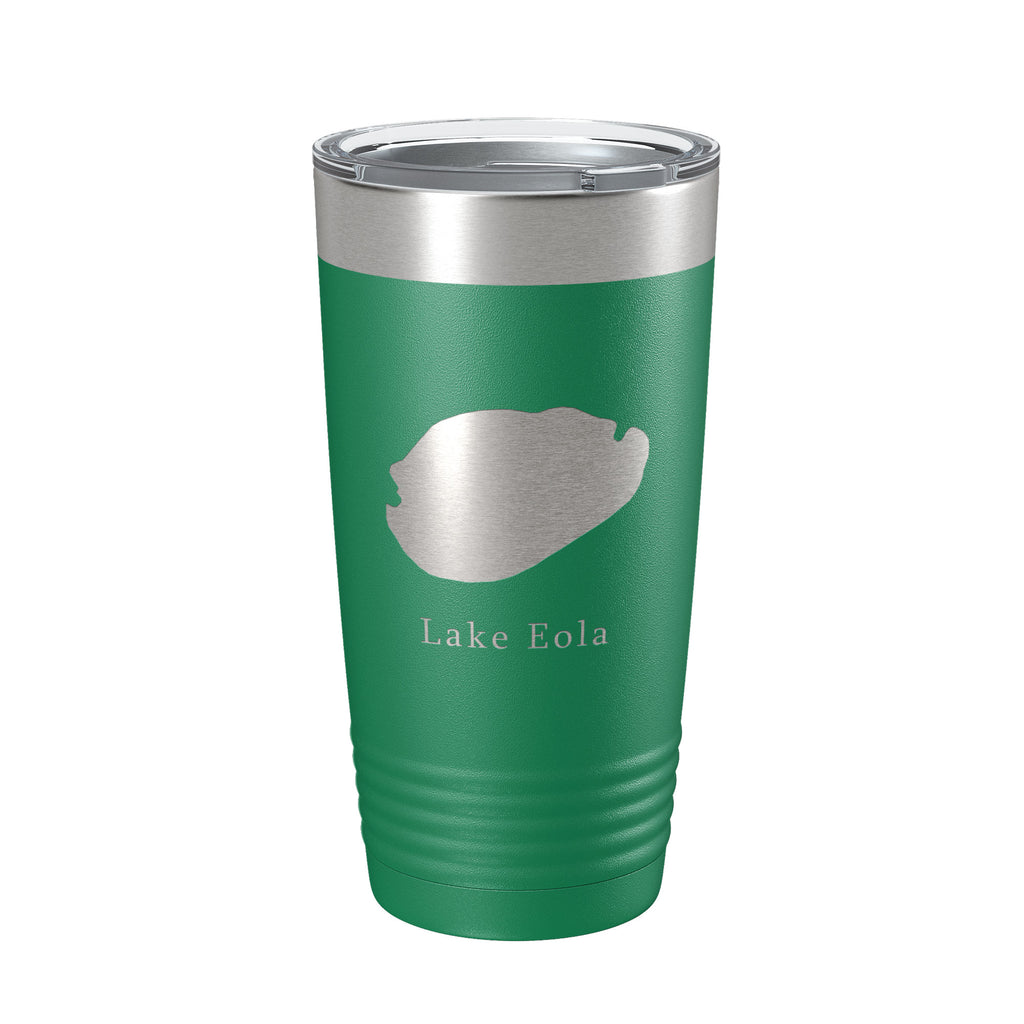 Lake Eola Map Tumbler Travel Mug Insulated Laser Engraved Coffee Cup Orlando Florida 20 oz