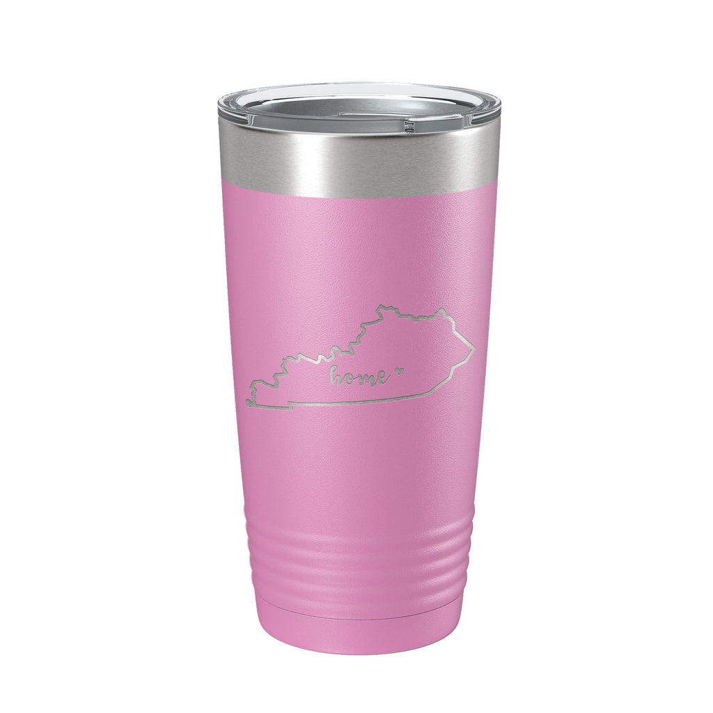 Kentucky Tumbler Home State Travel Mug Insulated Laser Engraved Map Coffee Cup 20 oz