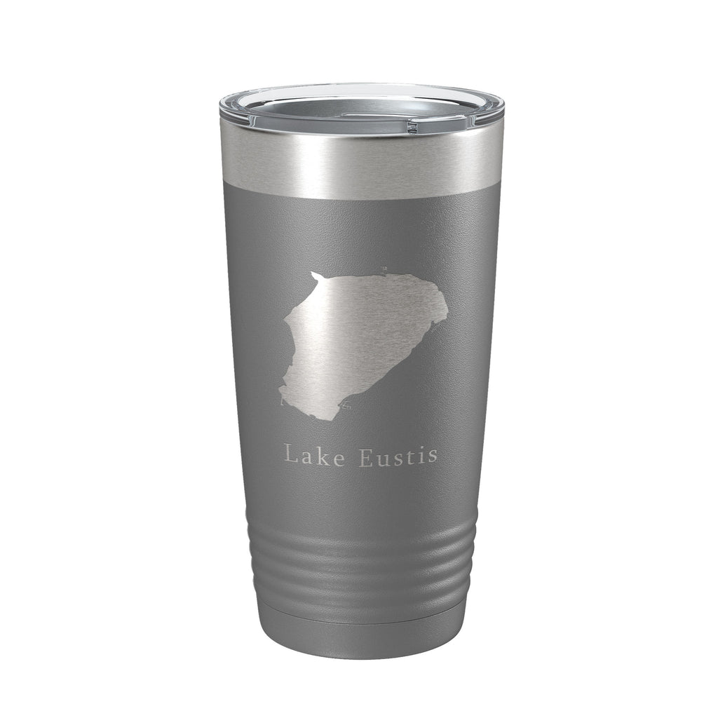 Lake Eustis Map Tumbler Travel Mug Insulated Laser Engraved Coffee Cup Florida 20 oz