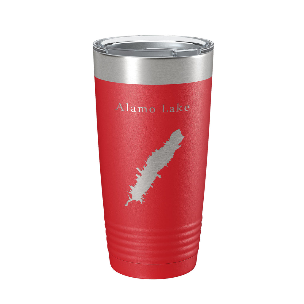 Alamo Lake Map Tumbler Travel Mug Insulated Laser Engraved Coffee Cup –  CarveBright