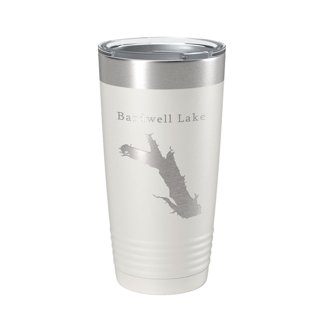 Bardwell Lake Map Tumbler Travel Mug Insulated Laser Engraved Coffee Cup Texas 20 oz