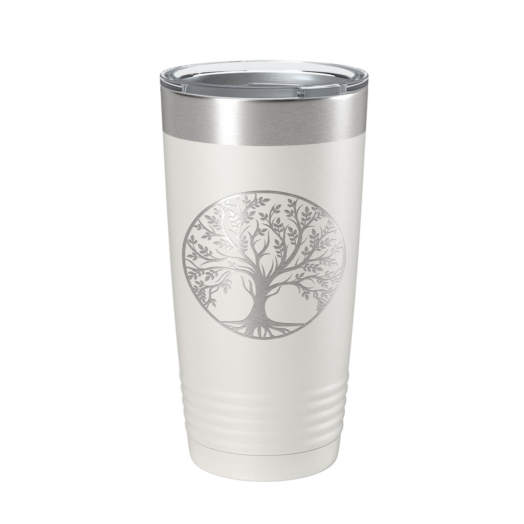 Tree Of Life Tumbler Travel Mug Insulated Laser Engraved Coffee Cup 20 oz