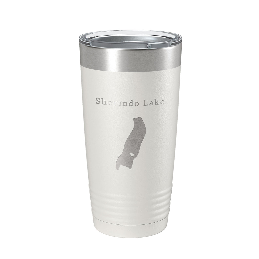 Sherando Lake Map Tumbler Travel Mug Insulated Laser Engraved Coffee Cup Virginia 20 oz