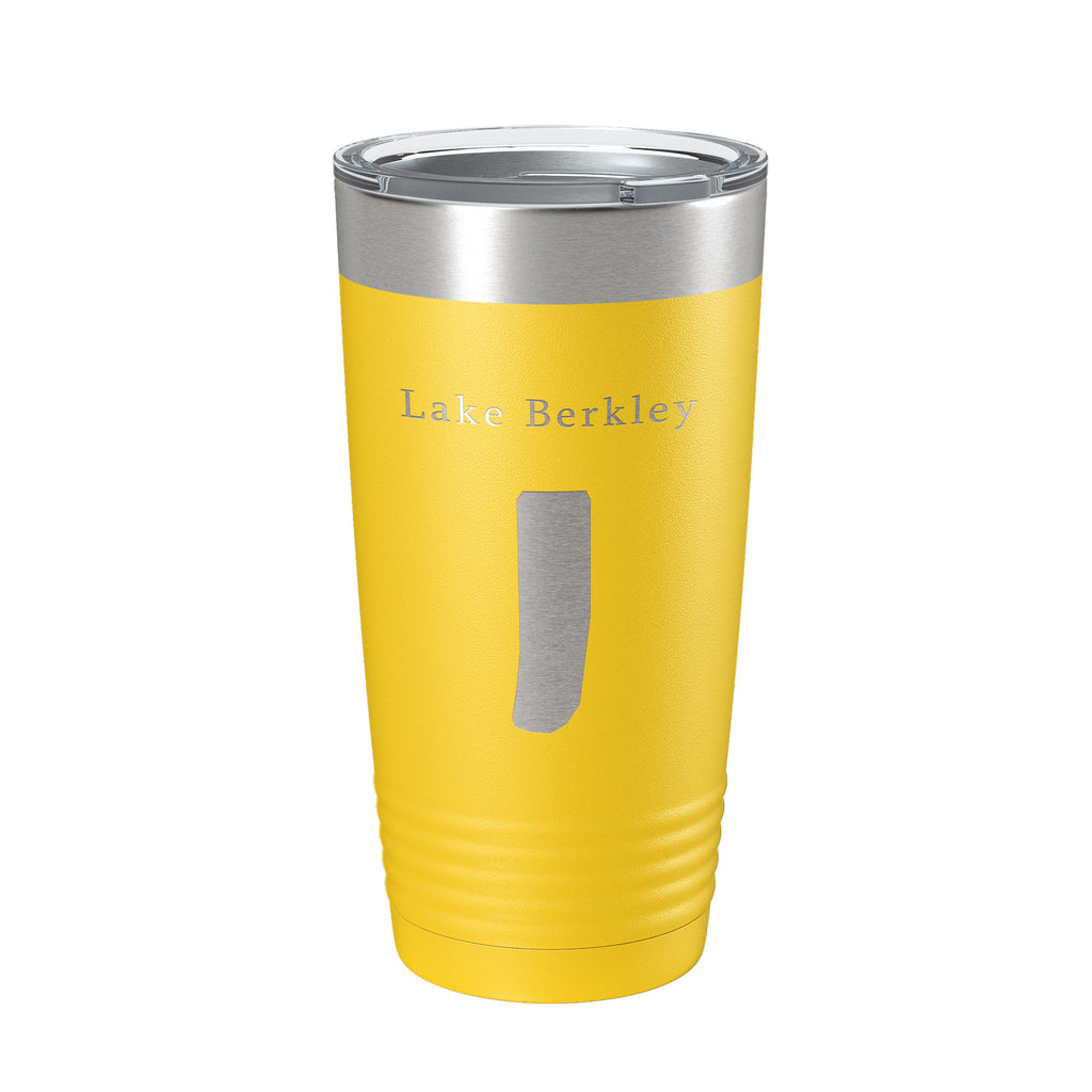 Lake Berkley Map Tumbler Travel Mug Insulated Laser Engraved Coffee Cup Florida 20 oz