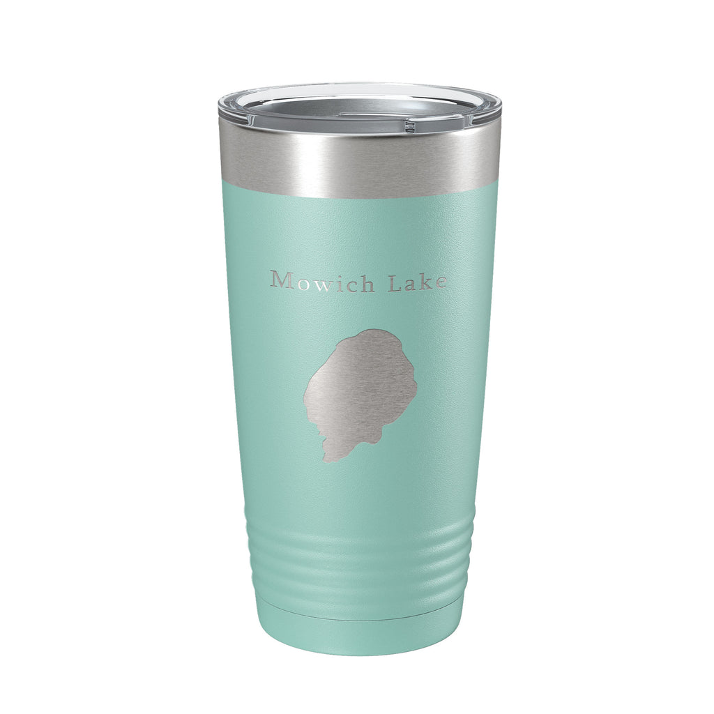 Mowich Lake Map Tumbler Travel Mug Insulated Laser Engraved Coffee Cup Washington 20 oz