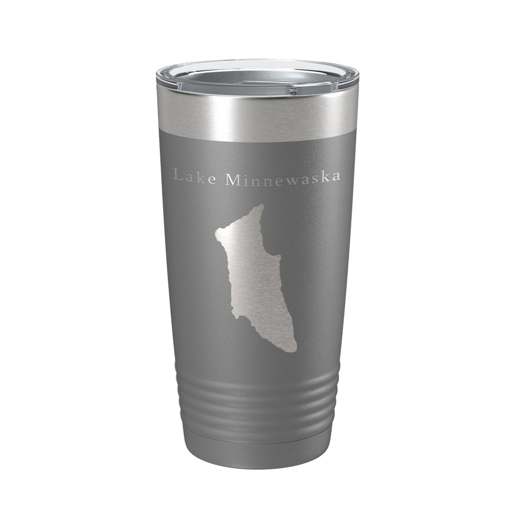 Lake Minnewaska Map Tumbler Travel Mug Insulated Laser Engraved Coffee Cup New York 20 oz