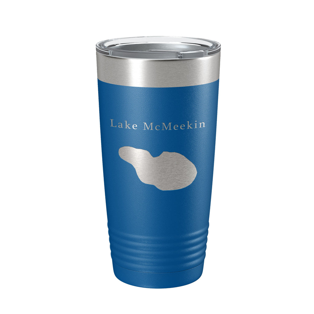 Lake McMeekin Map Tumbler Travel Mug Insulated Laser Engraved Coffee Cup Florida 20 oz