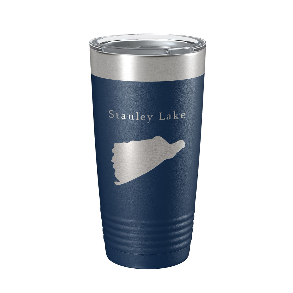 Stanley Lake Map Tumbler Travel Mug Insulated Laser Engraved Coffee Cup  Idaho 20 oz – CarveBright
