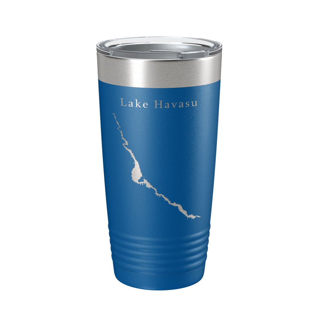 Lake Havasu Map Tumbler Travel Mug Insulated Laser Engraved Coffee Cup Arizona California 20 oz
