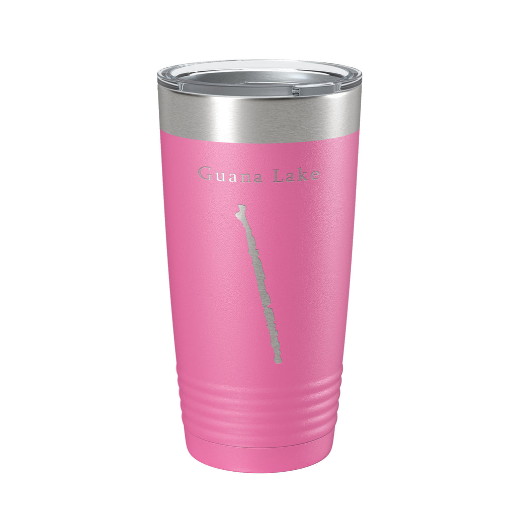 Guana Lake Map Tumbler Travel Mug Insulated Laser Engraved Coffee Cup Florida 20 oz
