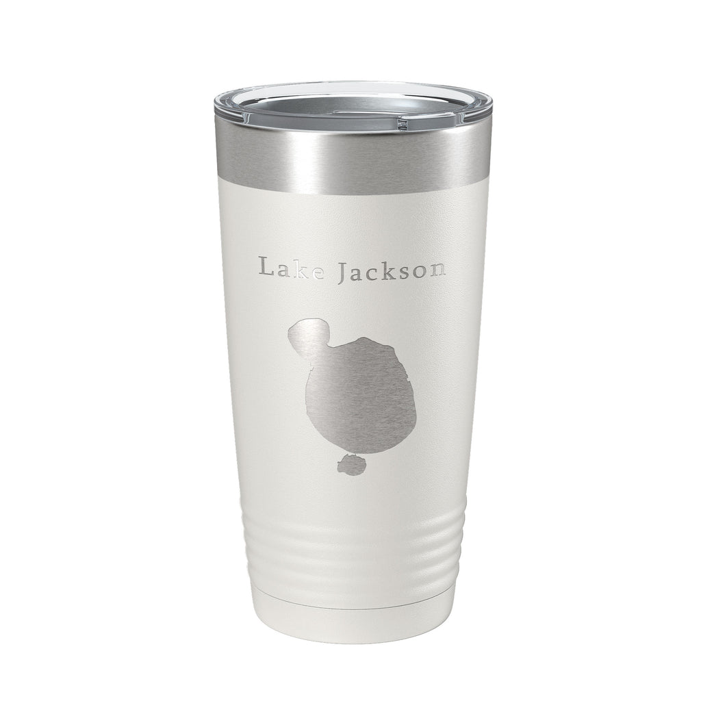 Lake Jackson Map Tumbler Travel Mug Insulated Laser Engraved Coffee Cup Sebring, FL 20 oz