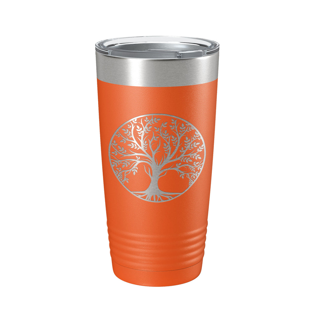 Tree Of Life Tumbler Travel Mug Insulated Laser Engraved Coffee Cup 20 oz