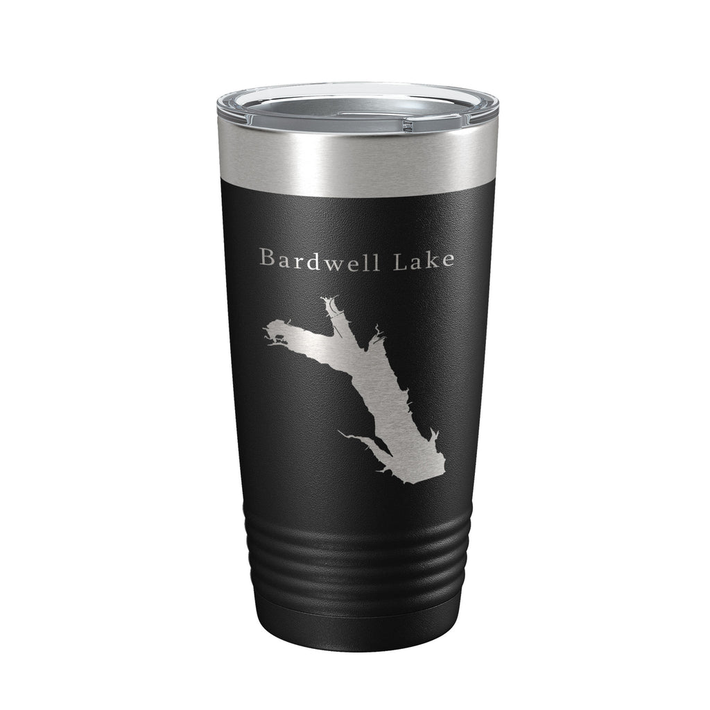 Bardwell Lake Map Tumbler Travel Mug Insulated Laser Engraved Coffee Cup Texas 20 oz