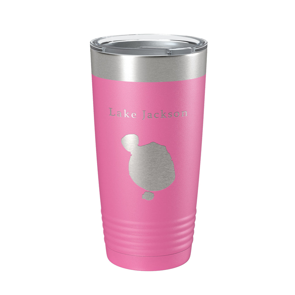 Lake Jackson Map Tumbler Travel Mug Insulated Laser Engraved Coffee Cup Sebring, FL 20 oz