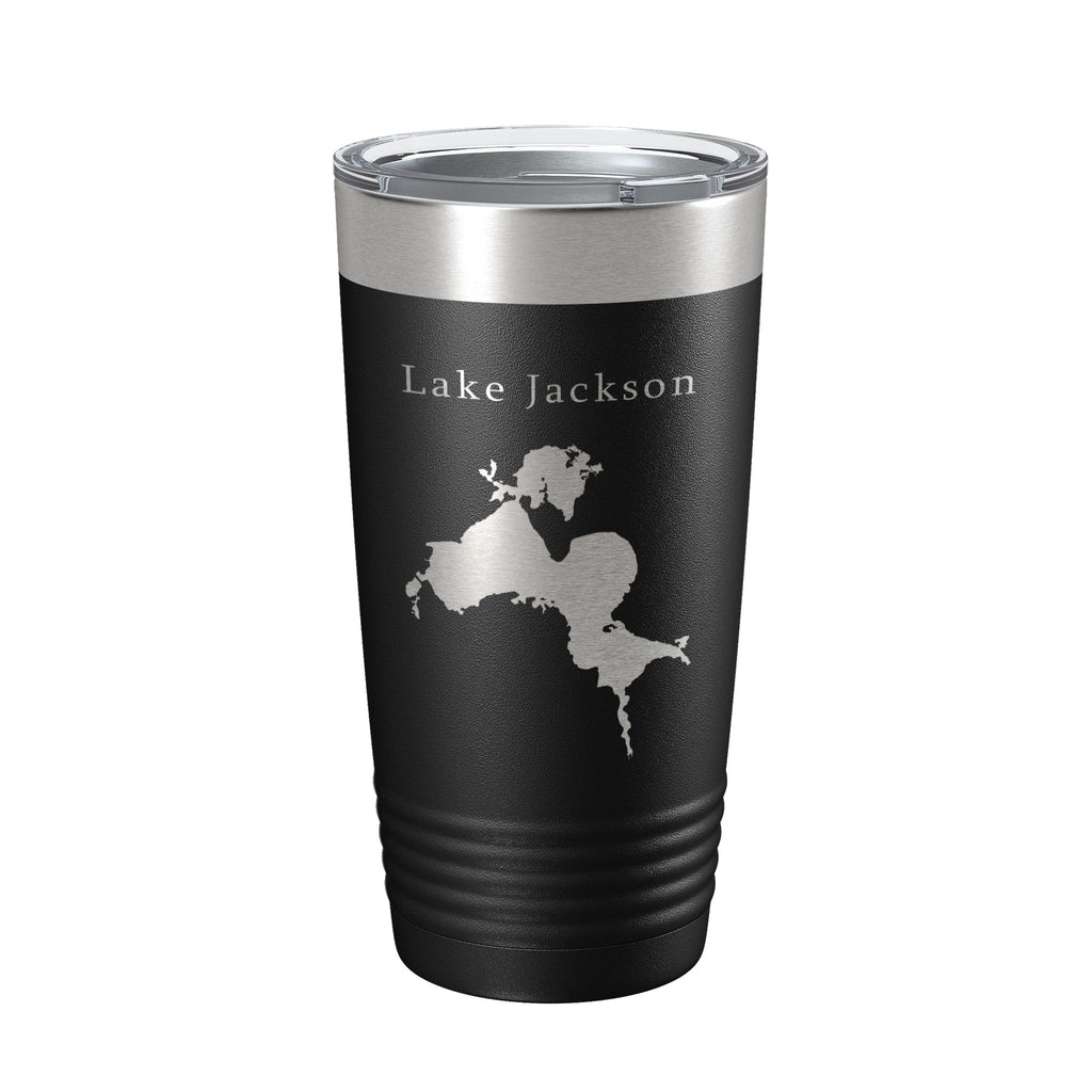 Lake Jackson Tallahassee Map Tumbler Travel Mug Insulated Laser Engraved Coffee Cup Florida 20 oz