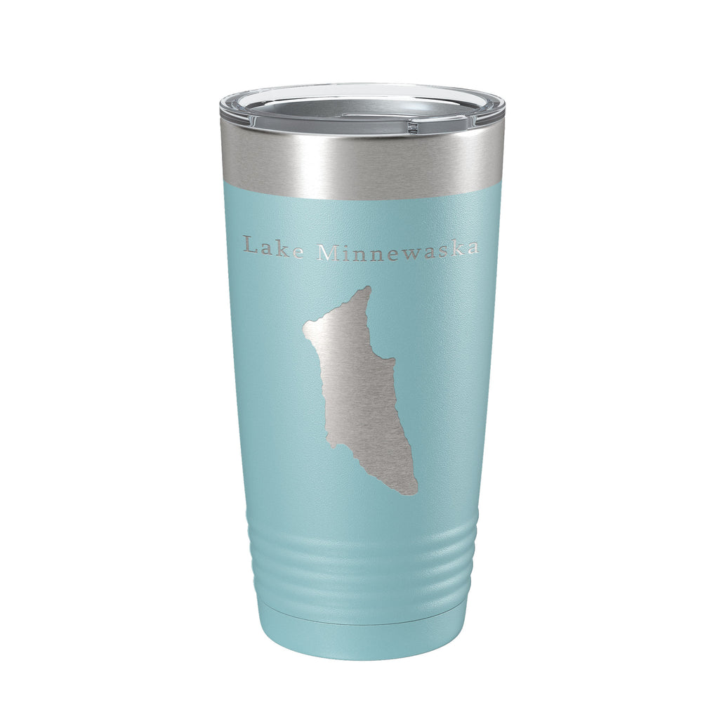Lake Minnewaska Map Tumbler Travel Mug Insulated Laser Engraved Coffee Cup New York 20 oz