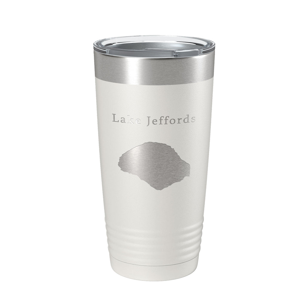 Lake Jeffords Map Tumbler Travel Mug Insulated Laser Engraved Coffee Cup Florida 20 oz