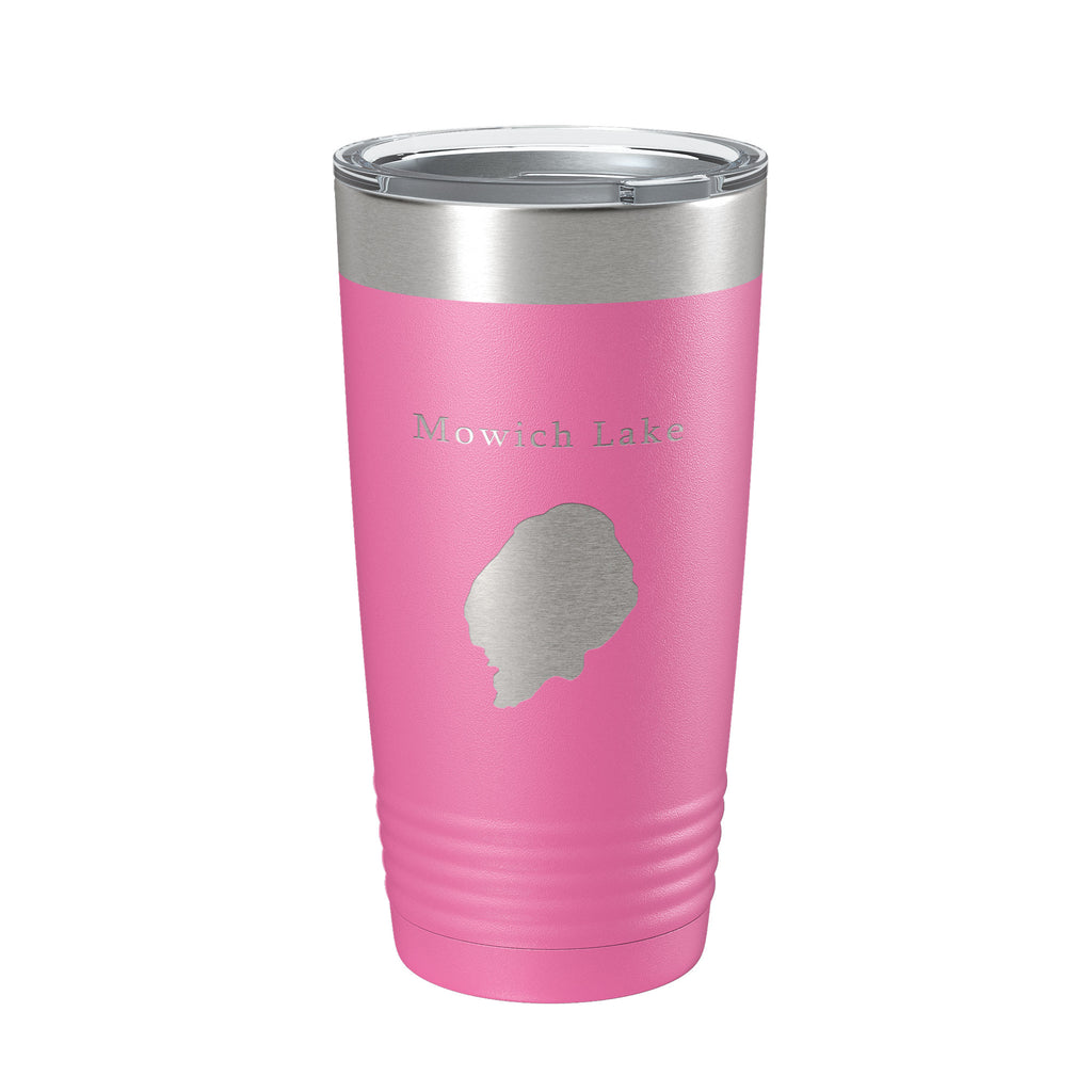 Mowich Lake Map Tumbler Travel Mug Insulated Laser Engraved Coffee Cup Washington 20 oz