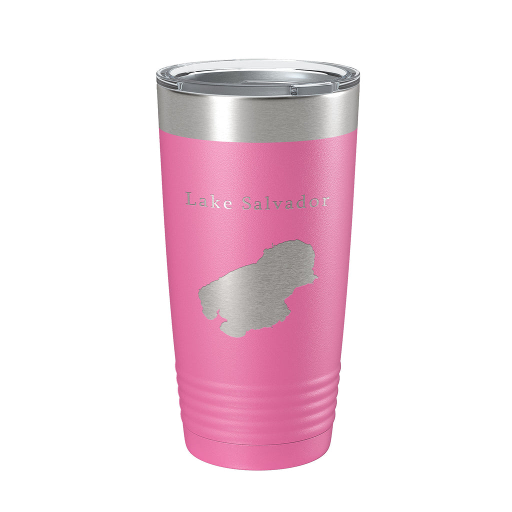 Lake Salvador Map Tumbler Travel Mug Insulated Laser Engraved Coffee Cup New Orleans Louisiana 20 oz